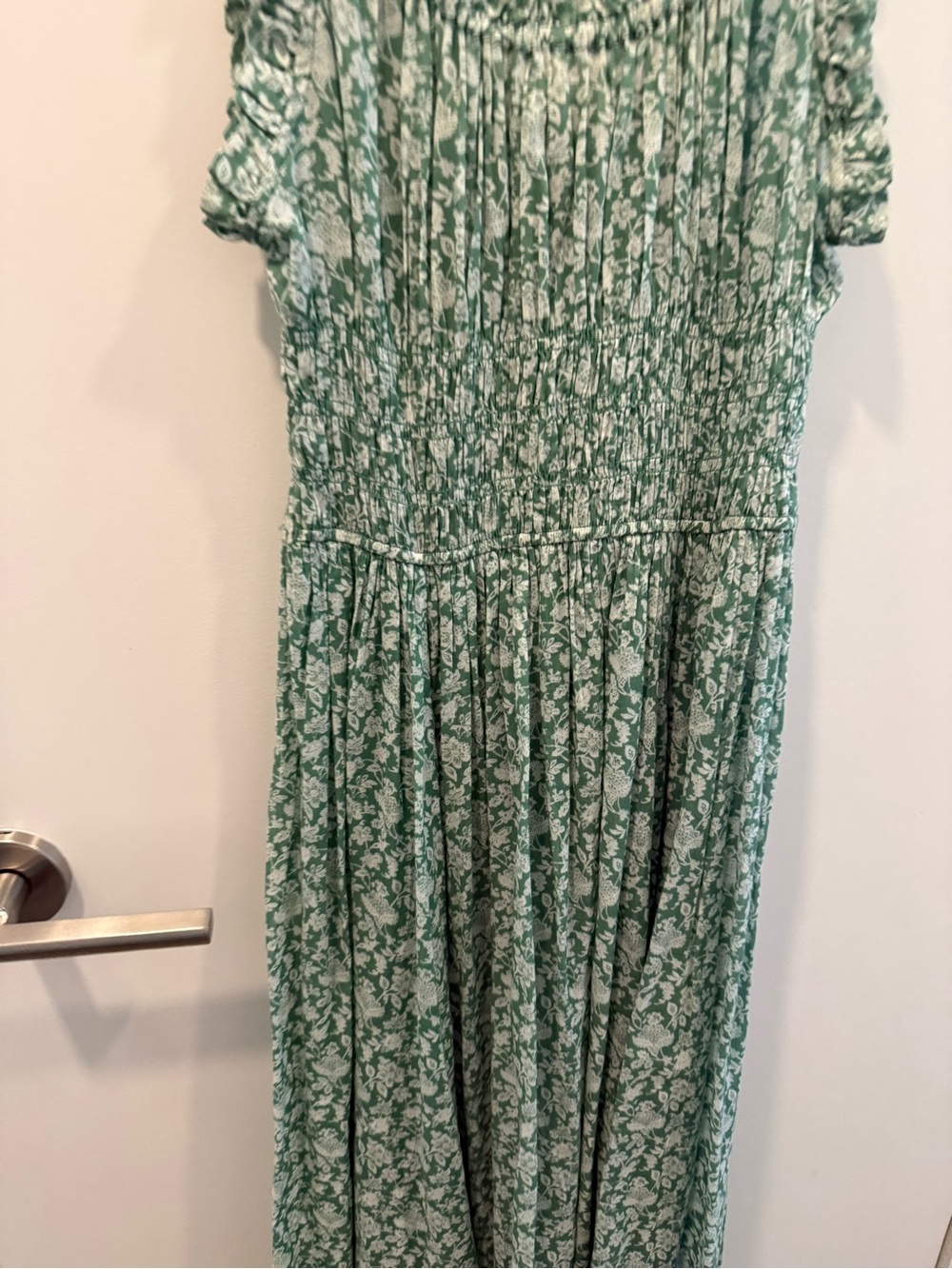 Doen emmaretta dress in peridot tea foil green XS - Picture 6 of 8